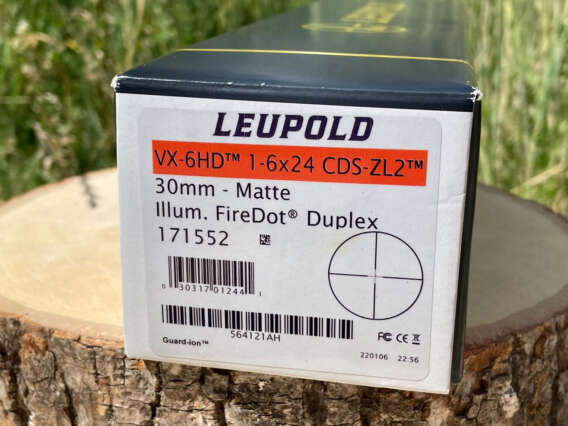 Leupold VX-6HD 1-6x24 Illuminated Firedot Duplex - Lightly Used