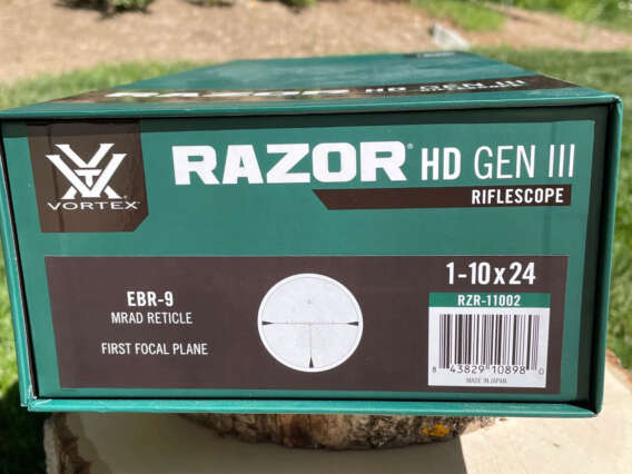 Vortex Razor HD Gen III 1-10x24 (MRAD) - Lightly Used #1