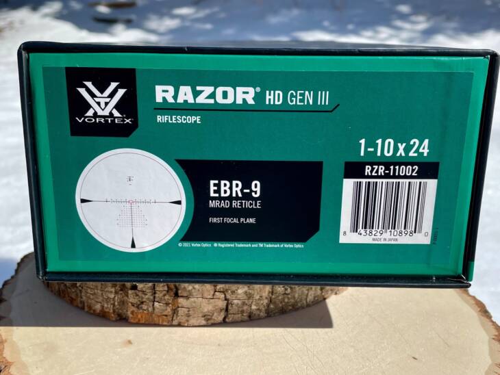 Vortex Razor HD Gen III 1-10x24 (MRAD) - Lightly Used