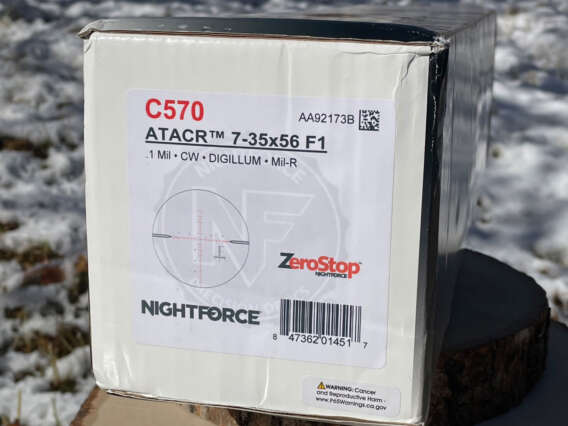 Nightforce ATACR 7-35x56 F1 Illuminated MIL-R C570 - Lightly Used