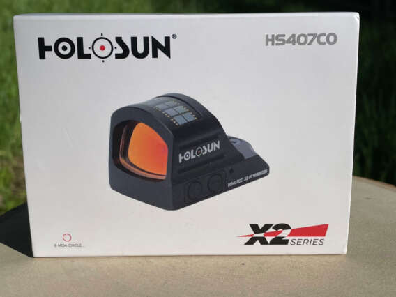 Holosun HS407CO 8 MOA Red Circle - Like New In Box