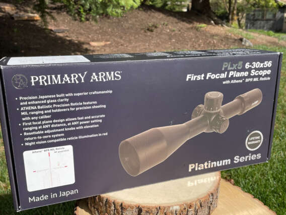 Primary Arms PLX5 6-30x56 FFP Athena BPR MRAD - Lightly Used