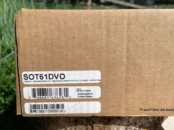 Sig Sauer Tango6T DVO 1-6x24 - Like New In Box