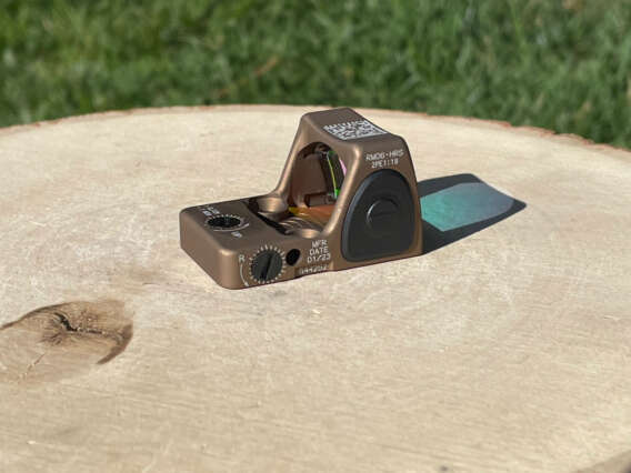 Trijicon RMR HRS 3.25 MOA Adjustable Type 2 Anodized Coyote Brown - Like New In Box