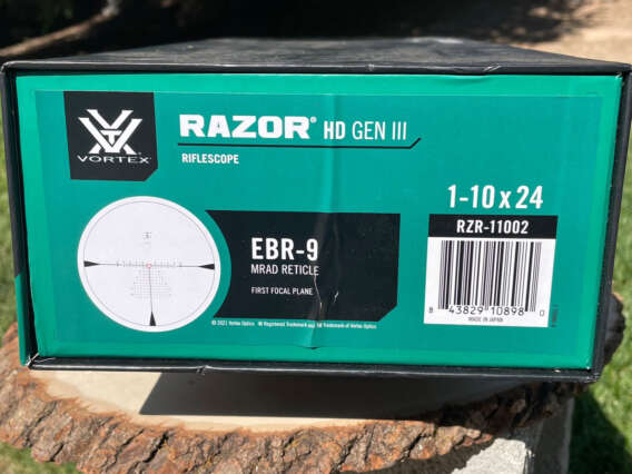 Vortex Razor HD Gen III 1-10x24 (MRAD) - Lightly Used #2