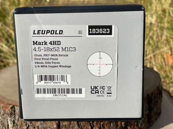 Leupold Mark 4HD 4.5-18x52 Illuminated PR1-MOA - Like New in Box