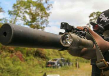 person holding a used vortex scope