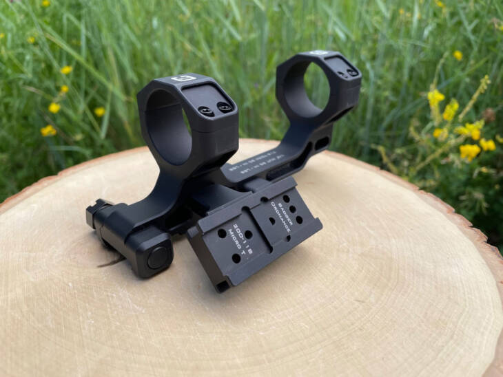 Badger Ordnance C.O.M.M Mount 30mm 1.7 height / w J-Arm (Aimpoint Micro footprint)