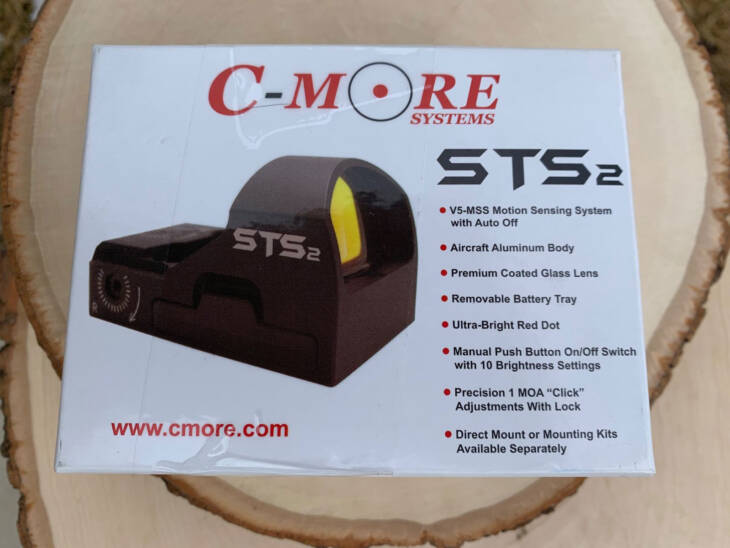 C-MORE STS2 Mini Red Dot Sight box