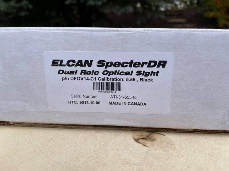 Elcan Specter DR 1-4 5.56 Black - Like New