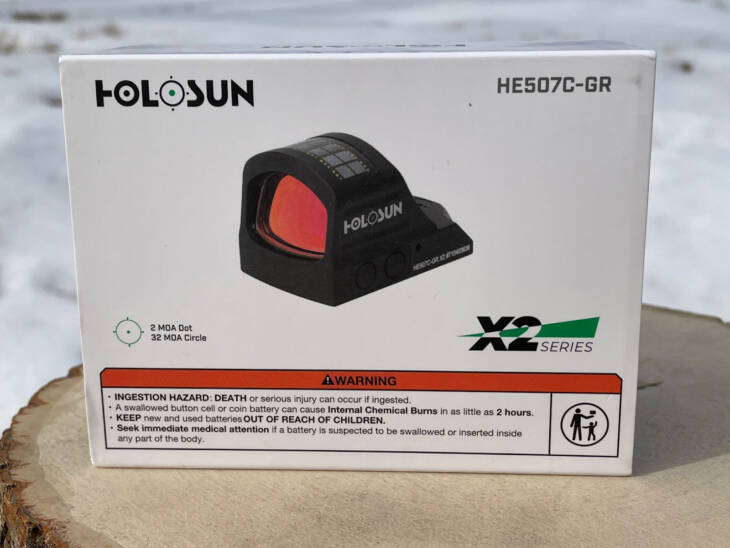 Holosun HE507C-GR X2 Miniature Green Dot - Like New In Box