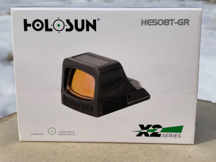 Holosun HE508T-GR X2 Miniature Green Dot - Lightly Used