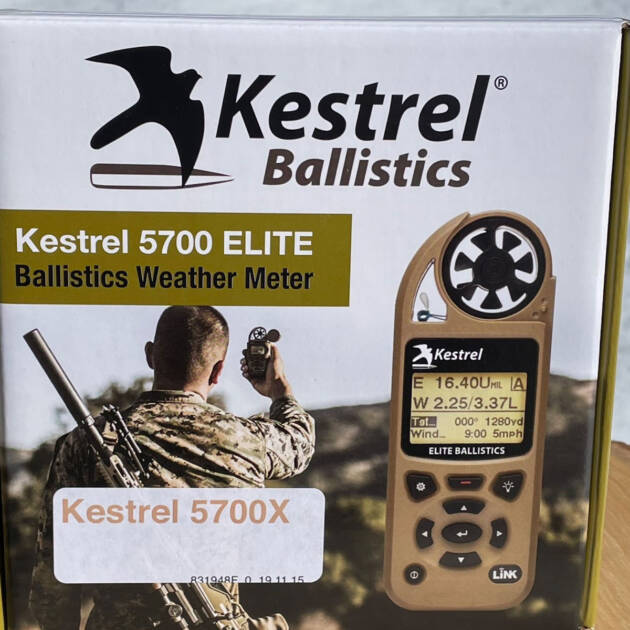 Kestrel Ballistics 5700X Elite Weather Meter with Applied Ballistics and LiNK - Like New In Box