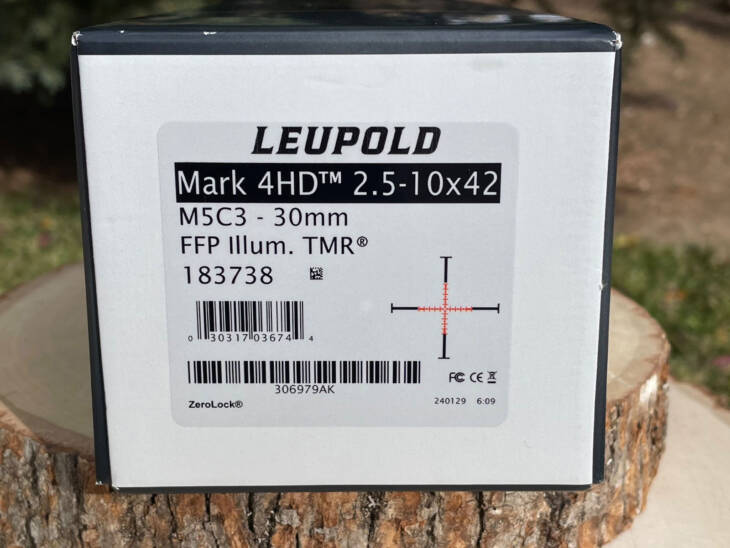 Leupold Mark 4HD 2.5-10x42 FFP Illuminated TMR - Lightly Used