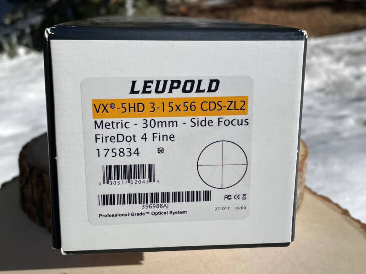 Leupold VX-5HD 3-15x56 Firedot Illuminated - Like New In Box