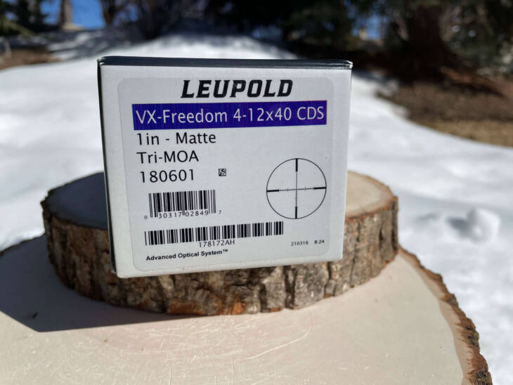 Leupold VX-Freedom 4-12x40 CDS box