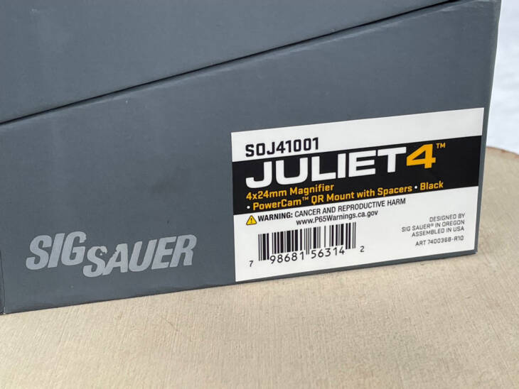 Sig Sauer JULIET4 4X Magnifier - Like New In Box