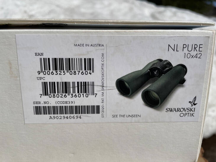 Swarovski NL Pure 10x42 Binocular - Like New