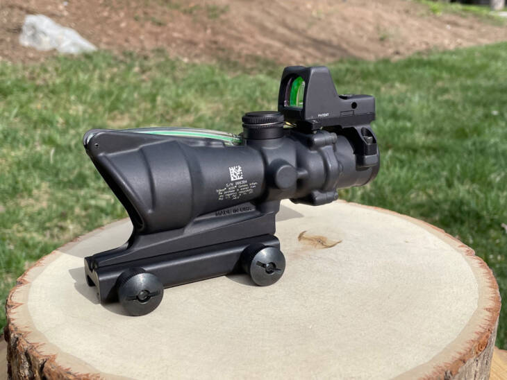 Trijicon ACOG 4x32 Green Crosshair w/ 3.25 MOA RMR - Like New In Box