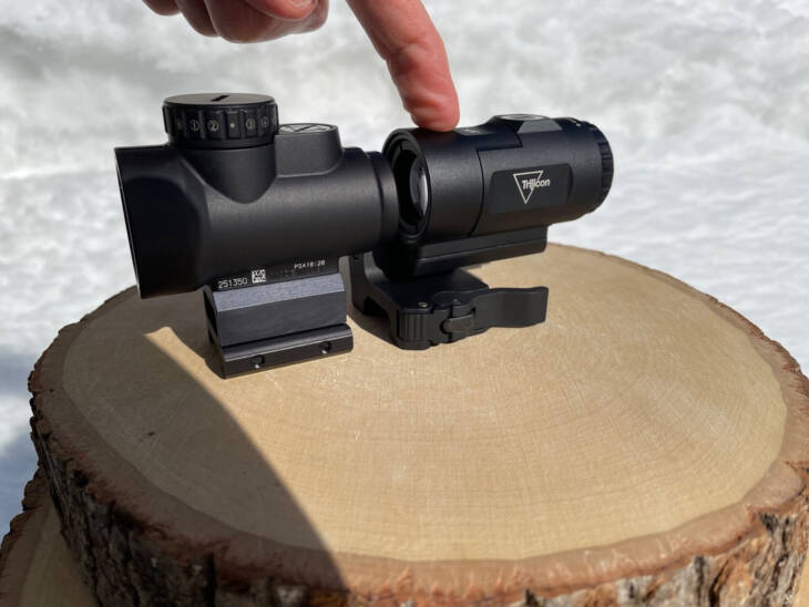 Trijicon MRO HD Red Dot w/ 3x Magnifier - Like New