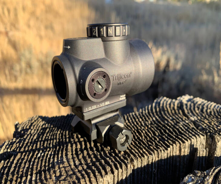 Trijicon MRO Green Dot w/ Geissele Absolute Co-Witness Mount