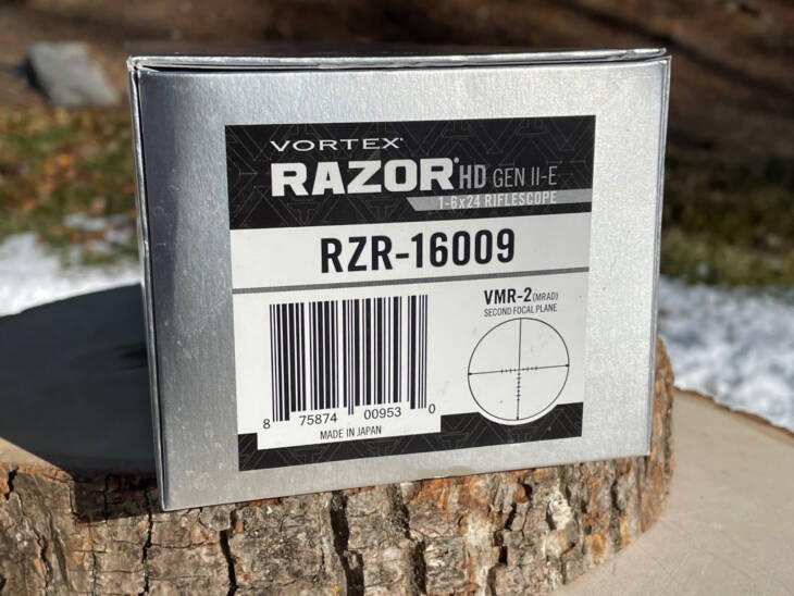 Vortex Razor HD Gen II-E 1-6x24 VMR-2 (MRAD) - Lightly Used