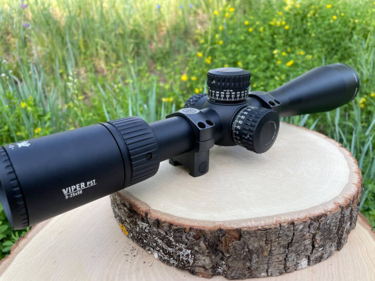 Vortex Viper PST Gen II 5-25x50 FFP w/ Leupold Scope Rings