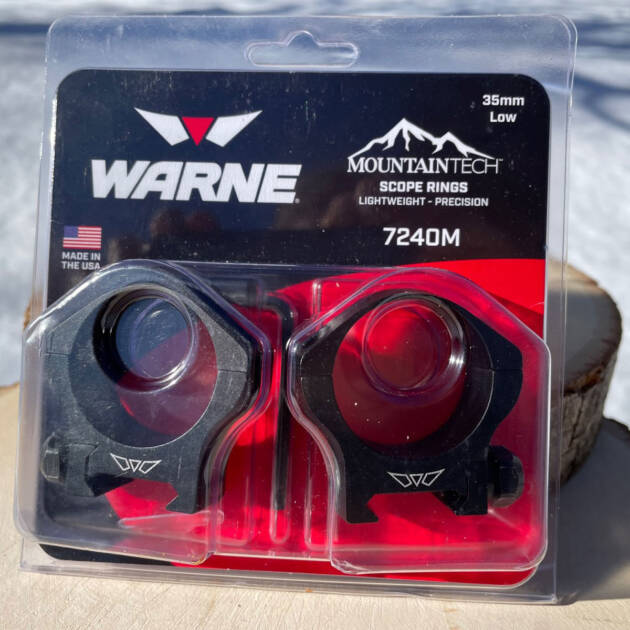 Warne Mountain Tech 35mm Low Scope Rings - Used