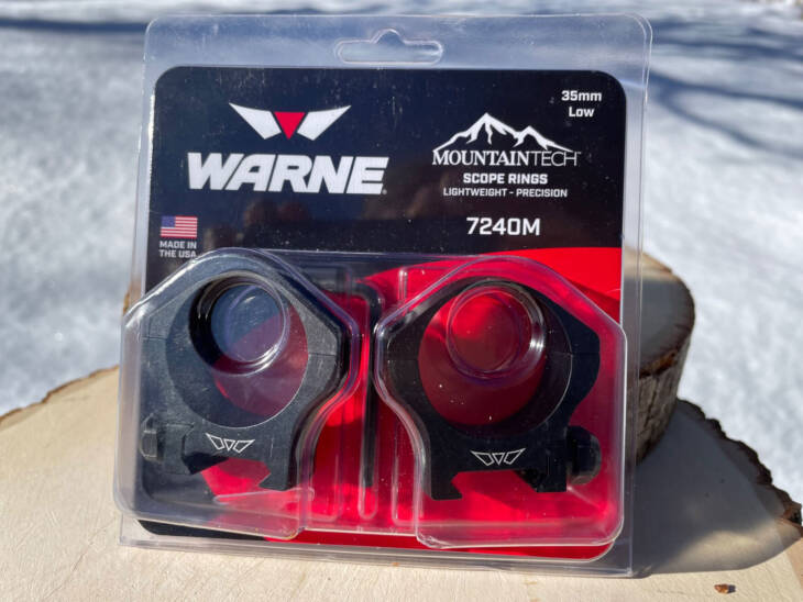 Warne Mountain Tech 35mm Low Scope Rings - Used