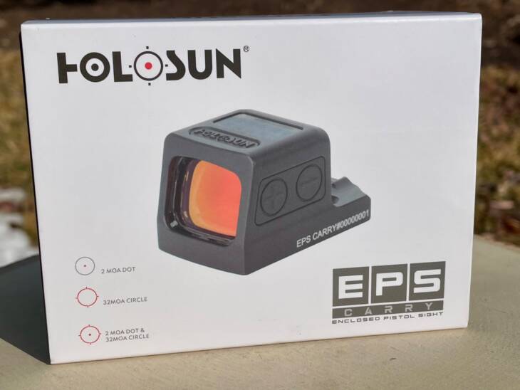 Holosun EPS Carry MRS Miniature Red Dot - Lightly Used