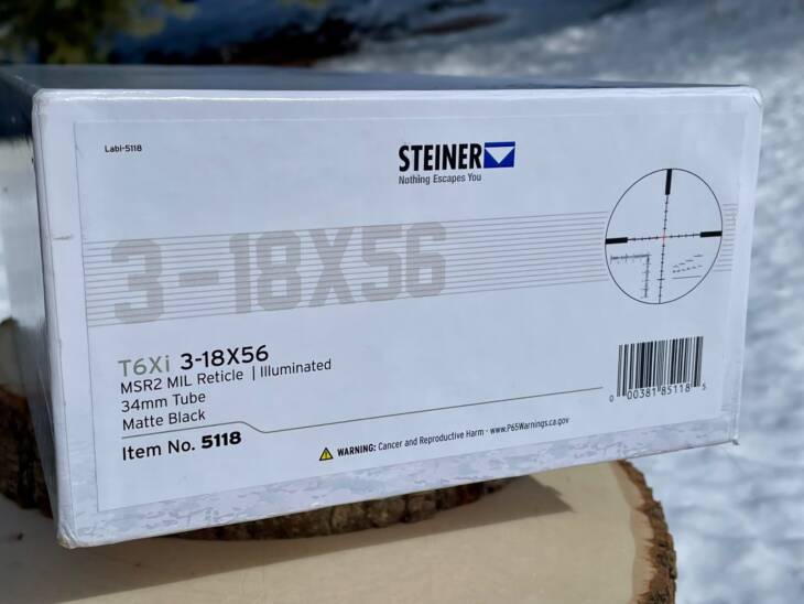 Steiner T6Xi 3-18x56 MSR2 Illum. - Lightly Used